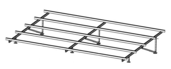 Chiều cao cực 4,5m Cấu trúc hỗ trợ bảng điều khiển năng lượng mặt trời Hợp kim nhôm Chiếu xạ năng lượng mặt trời